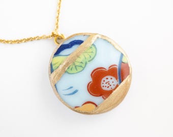 Kintsugi-ketting - Jubileumcadeau voor echtgenote, inspirerende ketting voor vrouw, aanmoedigingscadeau voor kankeroverlevende