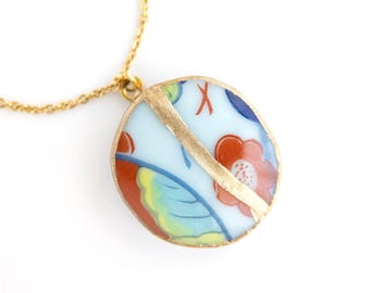 Kintsugi-ketting - Jubileumcadeau voor echtgenote, inspirerende ketting voor vrouw, aanmoedigingscadeau voor kankeroverlevende
