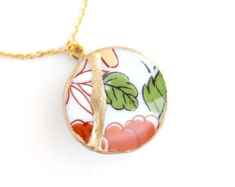 Kintsugi-ketting - Jubileumcadeau voor echtgenote, inspirerende ketting voor vrouw, aanmoedigingscadeau voor kankeroverlevende