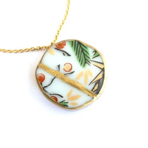 Ware Necklace,  Kintsugi jewelry, Tough time gift