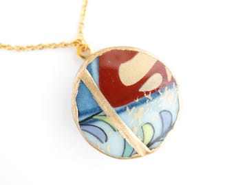 Kintsugi-ketting - Jubileumcadeau voor echtgenote, inspirerende ketting voor vrouw, aanmoedigingscadeau voor kankeroverlevende