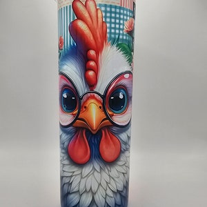 Lustiges Huhn 20 Unzen Becher: Neuheit Bauernhaus Geschenk