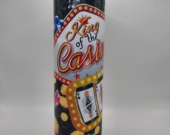Gobelet King of the Casino : gobelet isotherme en acier inoxydable