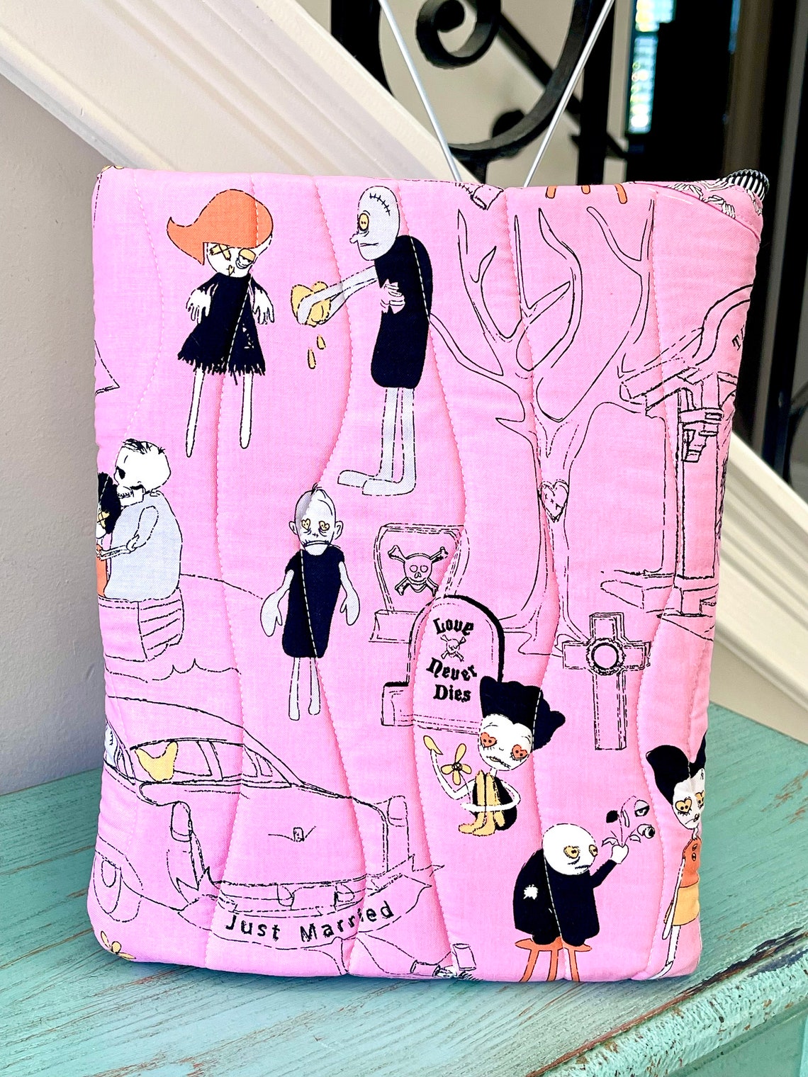 Handmade Large Hemingway Zipper Pouch, for Ipad, Supernote, Remarkable ...