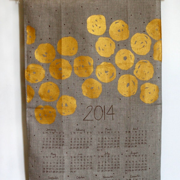 2014 Disco Dots Wall Calendar