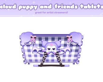 Kawaii Friend Artist Graphic Drawing Tablets for Twitch/Youtube/Discord | Stream Assets | Puppy, Wacom |