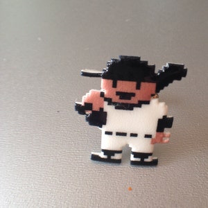 RBI Baseball pin // Nintendo Hat Pin // Tie Tack // Retro lapel pin // resin coated shrink plastic similar to enamel pin