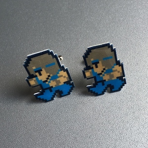 black belt - final fantasy Cufflinks // Video Game Cufflinks // Geek Wedding Cufflinks // Gamer Wedding Cuff Links // Groomsmen Gift