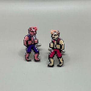 Double Dragon Cufflinks // Video Game Cufflinks // Geek Wedding Cufflinks // Gamer Wedding Cuff Links // Groomsmen Gift // Double Dragon