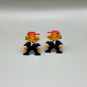 Groom Mario or Luigi Wedding Cufflinks // Luigi Cufflinks // Mario // Video Game Cufflinks // Gamer Wedding Cuff Links // Groomsmen Gift