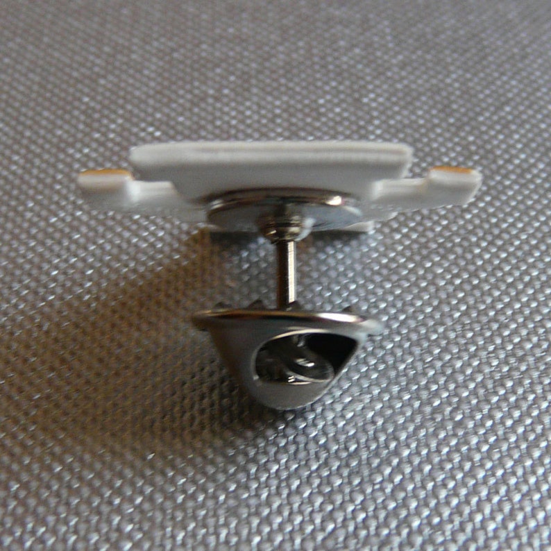 BurgerTime Pin Peter Pepper // Nintendo Arcade Hat Pin // Tie Tack // Retro lapel pin // resin coated shrink plastic similar to enamel pin image 3