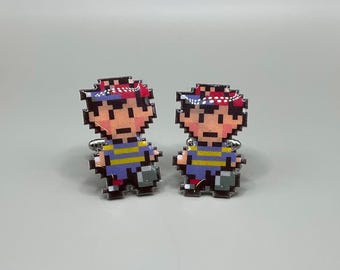 Ness Earthbound Cufflinks // Earthbound // Video Game Cufflinks // Geek Wedding Cufflinks // Gamer Wedding Cuff Links // Groomsmen Gift