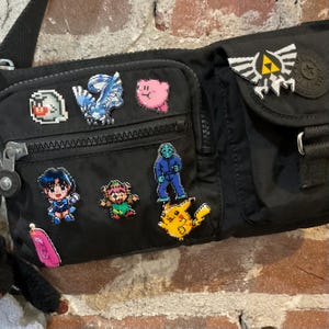 Link to the Past pin // Link Falling LTTP / Nintendo Hat Pin // Link // Legend of Zelda // resin coated shrink plastic similar to enamel pin