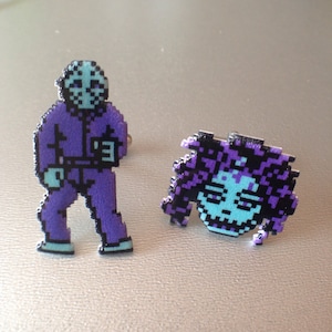 friday the 13th Cufflinks // Video Game Cufflinks // Geek Wedding Cufflinks // Gamer Wedding Cuff Links // Groomsmen Gift