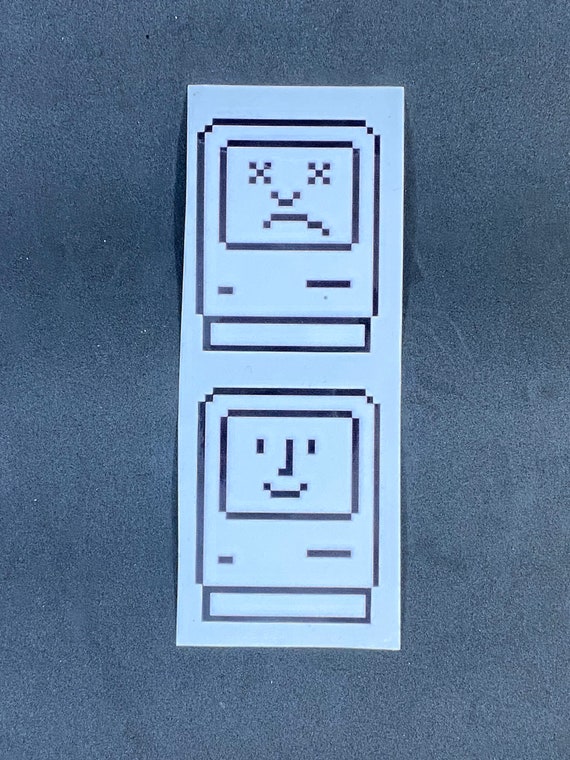 クラシックMacintoshピクセルステッカーパック // コンピューター