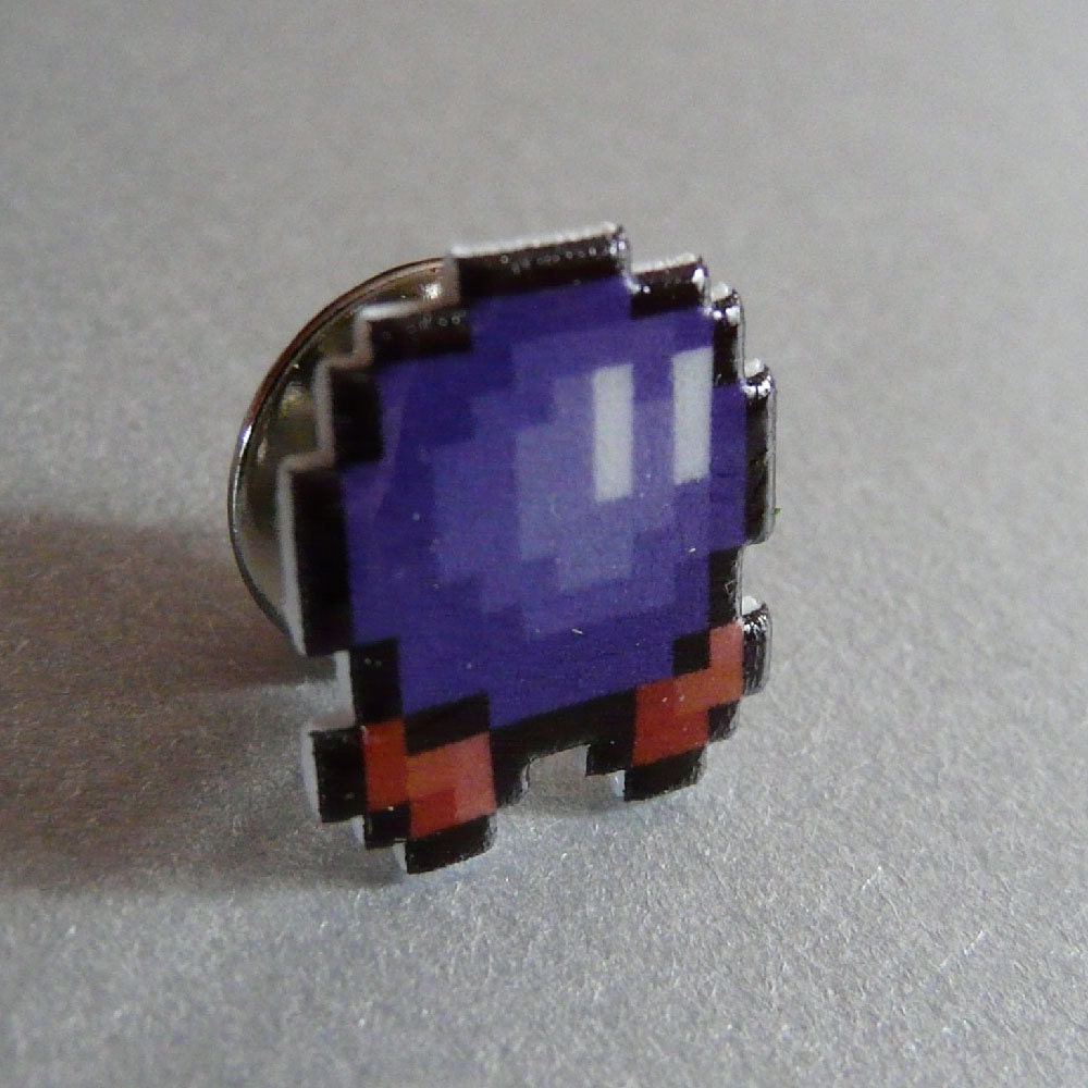 8BitZero Bob-omb - Super Mario 3 Pin // Nintendo Hat Pin // Tie Tack // Retro Lapel Pin // Resin Coated Shrink Plastic Similar to Enamel Pin