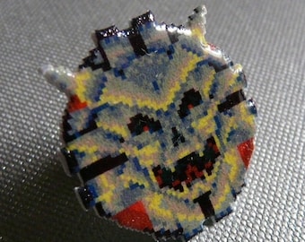 Sinistar Pin // Arcade Hat Pin // Tie Tack // Retro lapel pin // resin coated shrink plastic similar to enamel pin