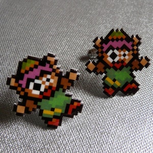 falling - a link to the past CufflinkS // Video Game Cufflinks // Geek Wedding Cufflinks // Gamer Wedding Cuff Links // Groomsmen Gift