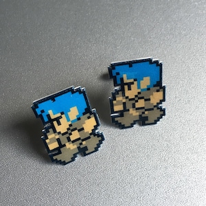 thief - final fantasy Cufflinks // Video Game Cufflinks // Geek Wedding Cufflinks // Gamer Wedding Cuff Links // Groomsmen Gift