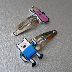 dude, what the bjork adventure time finn the human bobbypins/barrettes image 4