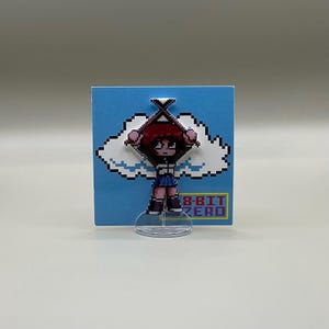 Kim Pine Scott Pilgrim Pin // Scott Pilgrim VS The World // Scott Pilgrim // Kim Pine // resin coated shrink plastic similar to enamel pin