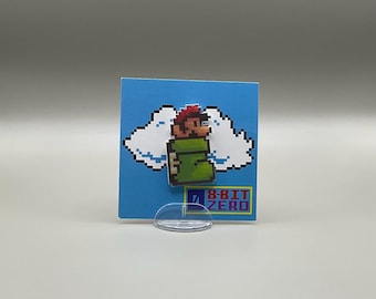 Kuribo’s Shoe Mario Pin // Super Mario Pin // Nintendo Hat Pin // Shoe Mario pin // resin coated shrink plastic similar to enamel pin