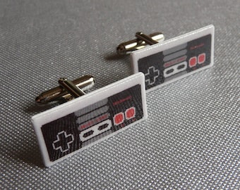 nintendo controller Cufflinks // Video Game Cufflinks // Geek Wedding Cufflinks // Gamer Wedding Cuff Links // Groomsmen Gift