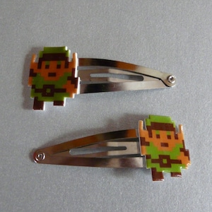 hyrule hero - zelda barrettes