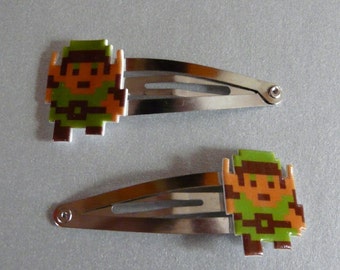 hyrule hero - zelda barrettes