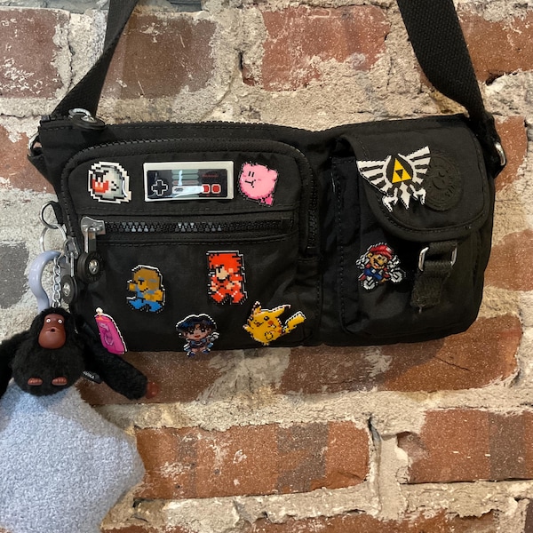 Final Fantasy Pin // Final Fantasy 1 // FF1 // Nintendo Hat Pin // Pixel Tie Tack // resin coated shrink plastic similar to enamel pin