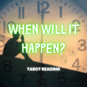 Lecture du tarot au moment exact | Quand cela arrivera-t-il ? Dans combien de temps ? Prédictions psychiques, délais spécifiques