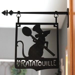 La Ratatouille Hanging Sign – French Bistro-Inspired Kitchen Decor