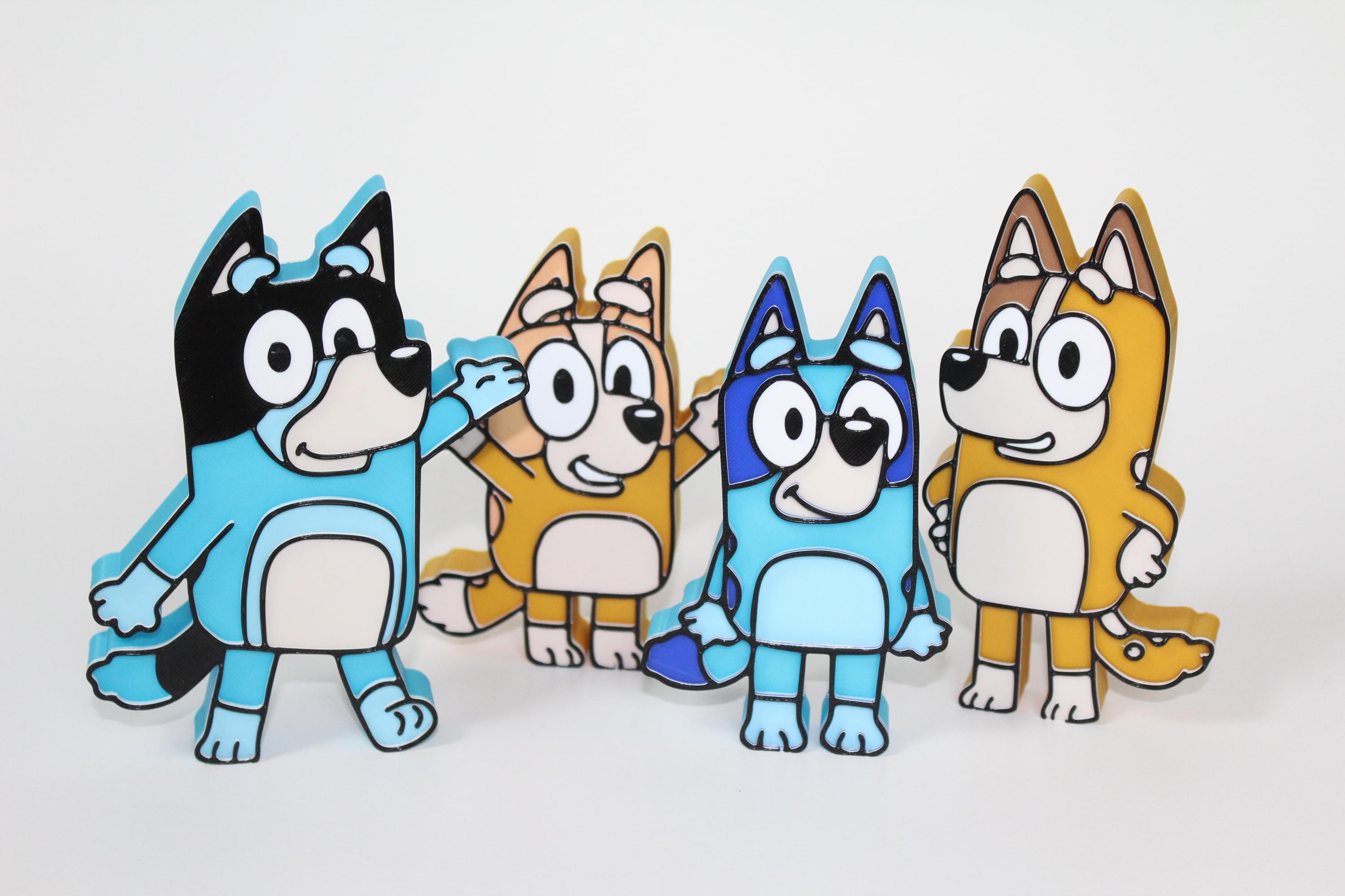 3D Printed Bluey Table Decor