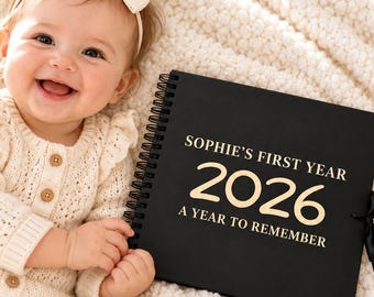 Personalised Scrap Book | Custom Craftbook | Spiral-bound Scrapbook | Christmas Gifts | Memory Book | Wedding Guest Book | Birthday Gift