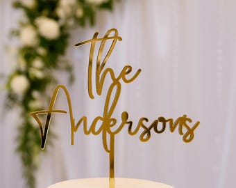 Topper per torta nuziale, Topper per torta nuziale, Topper per torta Mr & Mrs, Topper per torta personalizzato, Topper per torta di anniversario, Topper per torta nuziale