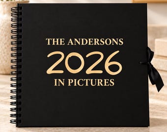 Photo Memory Book, Customisable Photo Album, Keepsake Scrapbook, Scrapbook Album for Kids, Personalised Scrap Book, Christmas Gifts