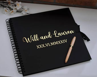 Personalised Scrap Book | Birthday Scrapbook | Spiral-bound Scrapbook | Christmas Gifts | Memory Book | Wedding Guest Book | Birthday Gift