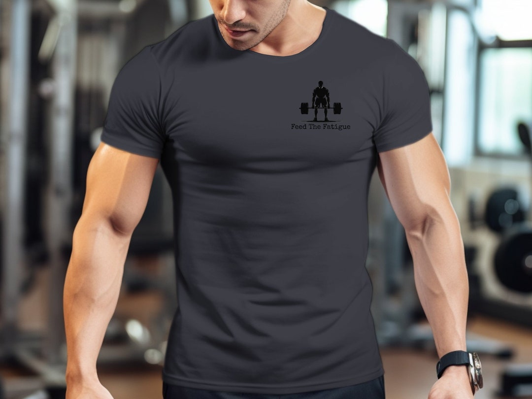 Motivational Gym Fitness Tshirt for Weightlifters With Unique Design Etsy