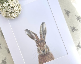 A5 Hare Print