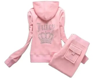 Y2K Juicy Couture Tracksuit - Y2K Fashion - Womens Tracksuit - Juicy Couture Velour - Juicy Dupe