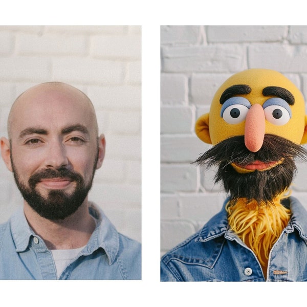 Retratos de marionetas personalizados