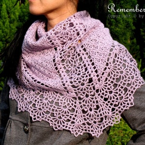 Remember Me Crocheted Shawl in PDF File image 2