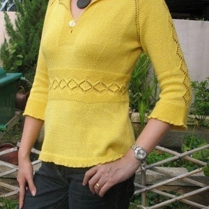 Sunshine Top Knit Pattern in PDF image 3