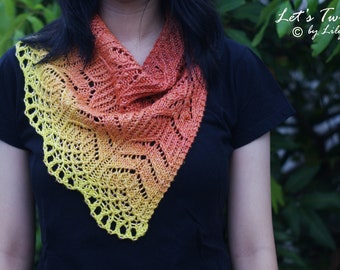 Lets Twist Cowl Knitting Pattern in PDF