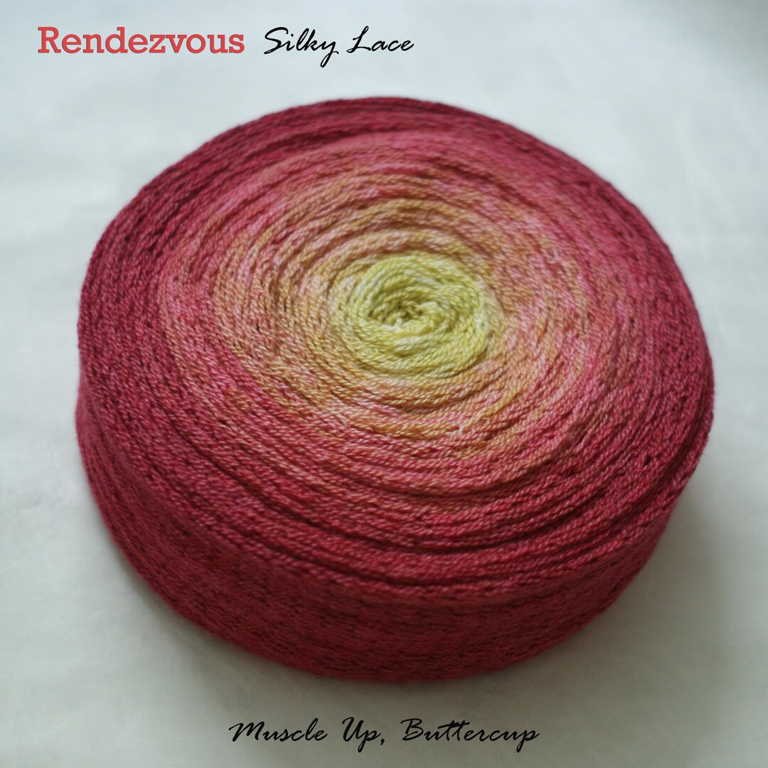 Gradient Lace Weight Yarn (merino/silk) FREE SHIPPING - Etsy