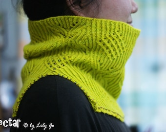 Nectar Cowl Knitting Pattern in PDF