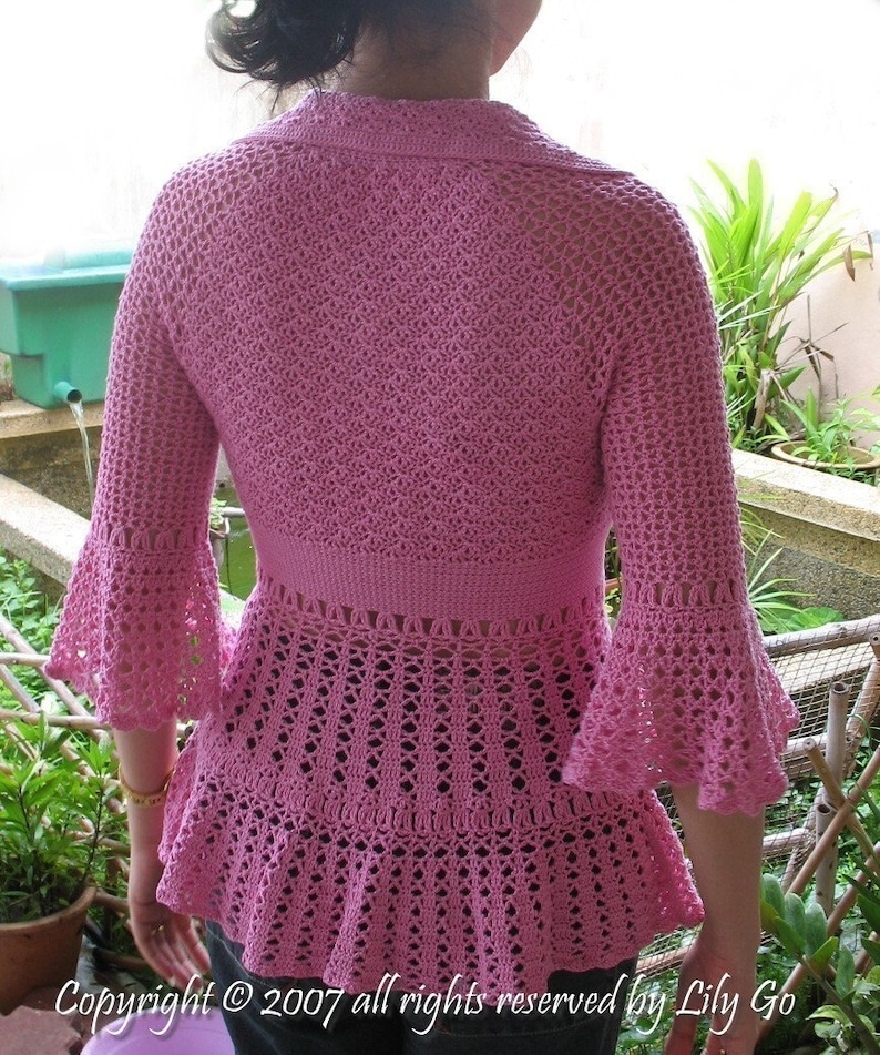 Dahlia Top Crochet Pattern in PDF File image 3