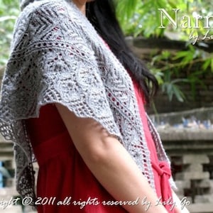 Narnia Knitting Shawl Pattern in PDF