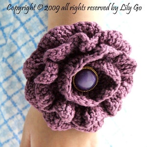 Modèle de fleur au crochet sans couture dans un fichier PDF image 2