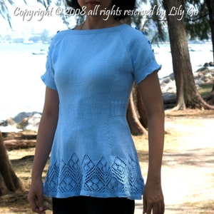 Falling Leaves Top Pattern in PDF File